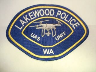 Issue Lakewood,  Washington Police Unmanned Air Surveillance Patch