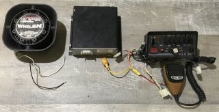 Whelen Siren Controller With Remote Amplifier & Speaker