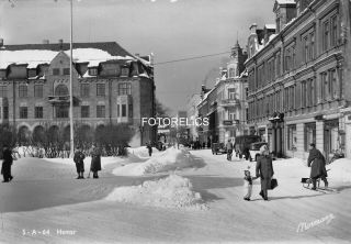 Hamar Norway Norge,  Early Real Photo Post Card