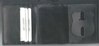 Nyc Police Officer Wallet Holds Badge/money/credit Cards With A Gift Box