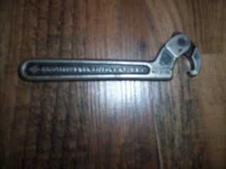 Vintage J H Williams 471 Spanner Wrench 3/4 To 2 Inches