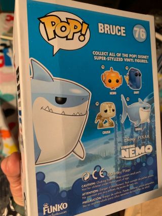 Disney Pixar Bruce Funko Pop 76 Vaulted Finding Nemo pop protector 2