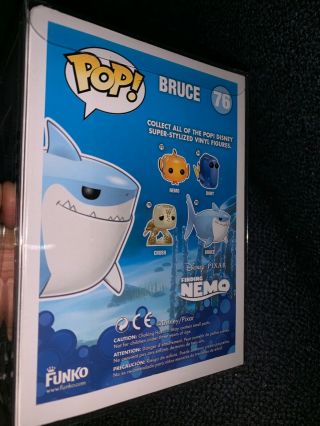 Disney Pixar Bruce Funko Pop 76 Vaulted Finding Nemo pop protector 7