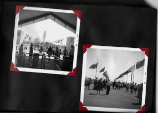 1965 York World ' s Fair Photo Album 86 Color & Black and White Pics 2
