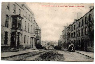 Lisburn,  Seymour Street,  Co Down,  Northern Ireland,  B & W,  Postcard,  C 1920 