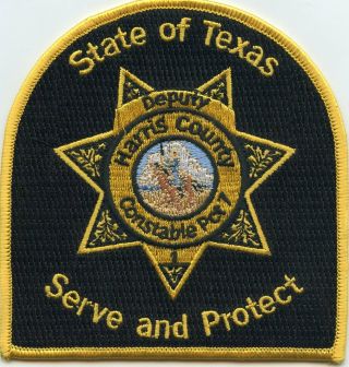 Harris County Texas Tx Precinct 7 Deputy Constable Sheriff Police Patch