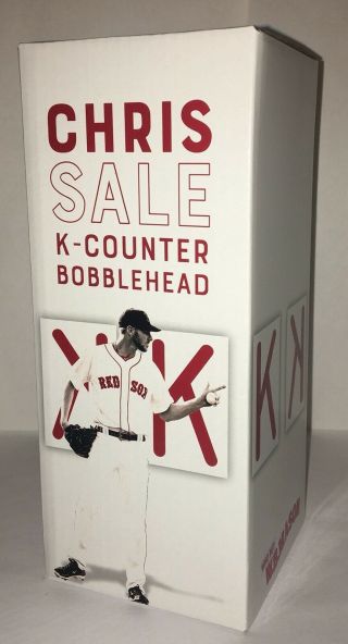 Chris Boston Red Sox Sga Bobblehead 4/13/18,  K Counter Strikeout Bobble