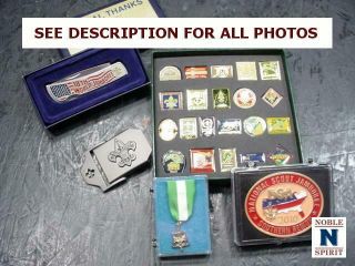 Noblespirit (sm) Boy Scouts Treasures W/ World Jamboree Pin Coll