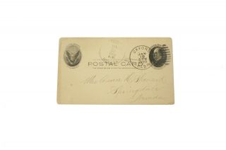 RARE Antique Hand Drawn Postcard Cartoon Undivided Mailing Card 1908 1 cent 2