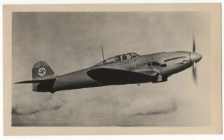 Vintage 1940s Photo Photograph Bf 109 Fighter Airplane German Nazi Military