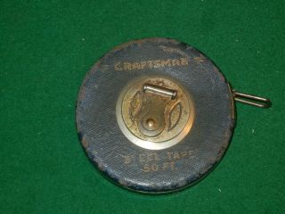 Vintage Craftsman 50 - Ft Steel Rule Tape Measure