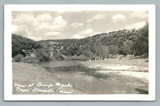 Camp Mystic Kerrville Texas Rppc Rare Vintage Photo Postcard—hunt Tx 1943