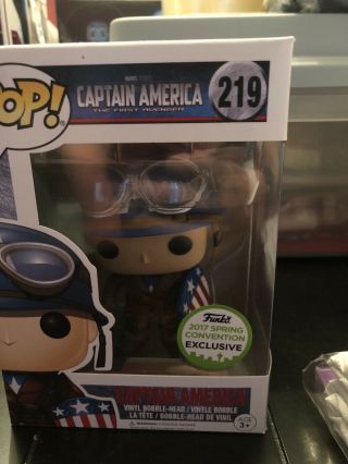 Funko Pop Exclusive Eccc Marvel Captain America The First Avenger Steve Rogers