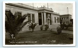 Palacio De Justicia Mexicali Mexical Baja California Vintage Photo Postcard C81