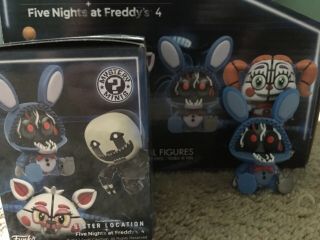 Gamestop Withered Bonnie Mystery Mini Sister Location Toy Fnaf