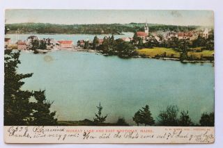 Old Udb Postcard Murray Lake And East Boothbay,  Maine,  1905