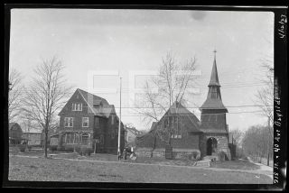 1927 All Saints Church 215 St & 40th Av Bayside Queens Nyc Photo Negative T302