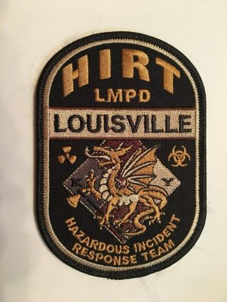 Louisville Kentucky Metro Police Hazardous Incident Response Team Hirt Patch
