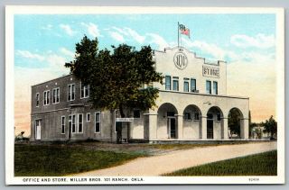 Ponca City Oklahoma Miller Bros 101 Ranch Office & Store Lemonade & Soda 1921