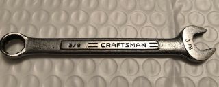 Vintage Craftsman 3/8 " Combination Wrench =v=series Usa Made