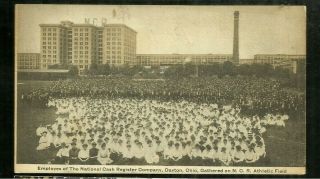 Dayton,  Oh/ Employees Of National Cash Register Co/ On N.  C.  R.  Athletic Field/pc