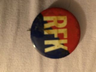 Vintage Political Pin 1968 Robert F Kennedy Rfk For President Pin