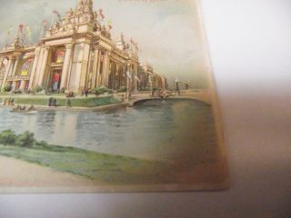 ANTIQUE POSTCARD HOLD TO LIGHT PALACE OF ELECTRICITY 1904 WORLD ' S FAIR ST.  LOUIS 5