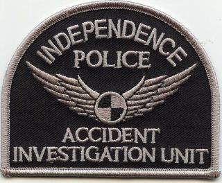 Independence Missouri Mo Accident Investigation Unit Traffic Police Patch