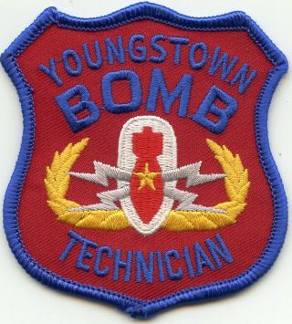 Youngstown Ohio Oh Bomb Tech Police Patch