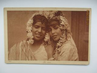 Les Amis,  Arabian Girls,  Lehnert Landrock,  Old Postcard,  0