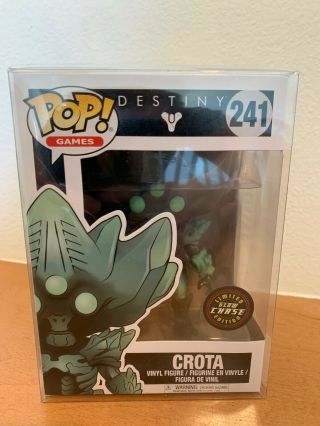 With Protector Destiny Crota Funko Pop Glow Chase Edition Target Exclusive