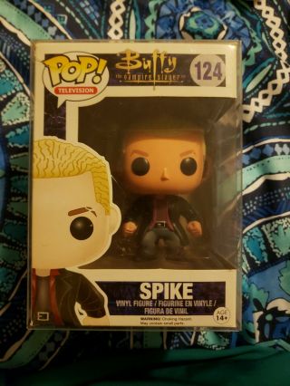 Funko Pop 124 " Spike " Buffy The Vampire Slayer Boxed