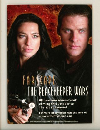 Movie / Tv Show Chrome Postcard Advertising Farscape The Peacekeeper Wars