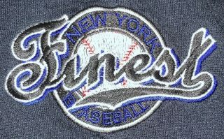 NYPD T - Shirt York City Police Department Finest Baseball 2XL Yankees MLB 4