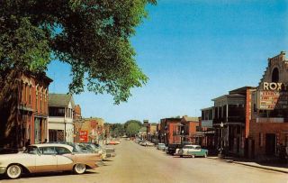 Pecatonica Illinois Main Street Scene Historic Bldgs Vintage Postcard K59814