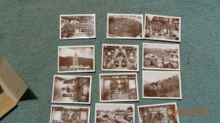 Ayer Itam Temple Malaya Penang Set Of 12 Photos,  Postcard Wallet 1930s Approx