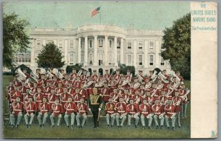 United States Marine Band - Raphael Tuck & Sons Washington Series 1908 Postcard