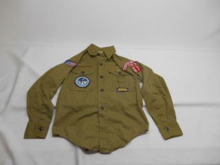 Old Vtg Boy Scouts Of America Uniform Shirt Patches Pins Virginia Beach Va.  67