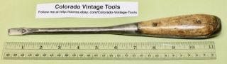 Vintage Unbranded No.  6 " Perfect Handle " Flat Tip Screwdriver - Tool / $6 Ships
