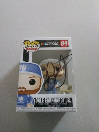 Dale Earnhardt Jr Signed Autographed Nationwide Funko Pop With Protector