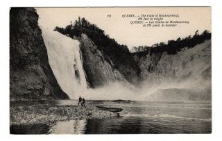 Les Chutes Montmorency Quebec Canada 1907 - 15 Nd Phot.  Postcard 192