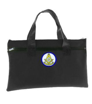 Past Master Black Masonic Tote Bag For Freemasons - Colorful Round Classic Icon