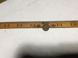 Vintage Stanley S.  W.  No.  68 A Folding Ruler,  Warranted Boxwood Brass Bound 5