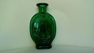 Dar Daughters Of The American Revolution Amber Glass Bottle D.  A.  R.  1979 Laundry