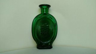 DAR Daughters Of The American Revolution Amber Glass Bottle D.  A.  R.  1979 Laundry 2