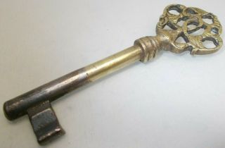 Vintage Key Old Brass Antique 1930 