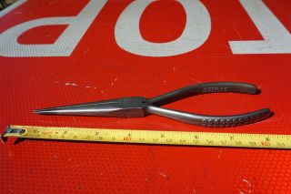 Rare Vintage Snap - On Tools Vacuum Grip No.  97 Long Nose Needle Nose 8  Pliers