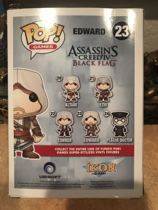 Funko Pop Games EDWARD 23 from Assassin’s Creed IV Black Flag 3