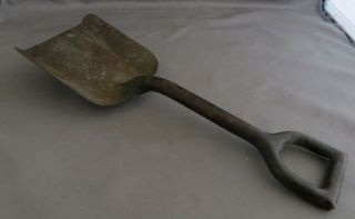 Vintage Small Coal Ash Woodstove Stove Metal Shovel Hand Tool Old Tool Toy