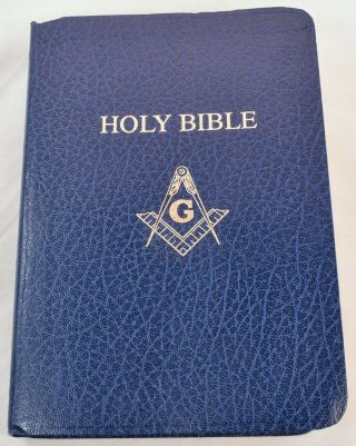 Holy Bible Master Mason Edition King James Version With Study Helps 1991
